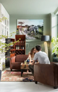 Outlet KARE Design Szafa Barowa Colonial 60x153 cm ciemnobrązowa - KARE