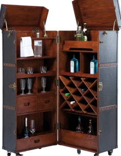 Outlet KARE Design Szafa Barowa Colonial 60x153 cm ciemnobrązowa - KARE