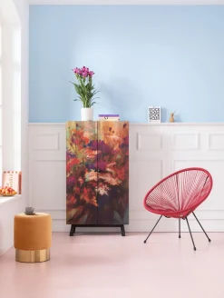 Outlet KARE Design Szafa Fleur 76x140 cm kolorowa - KARE
