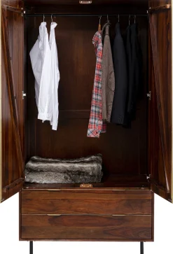 Sale KARE Design Szafa Ravello 100x190 cm mango brązowa - KARE