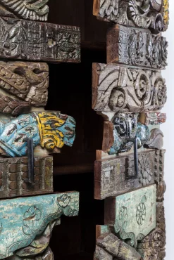 Best KARE Design Szafa Shanti Surprise Puzzle 85x180 cm kolorowa - KARE