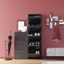 New KARE Design Szafka na buty Caruso MO 50x103 cm antracytowa - KARE