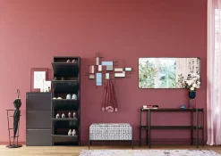 Hot KARE Design Szafka na buty Caruso MO 50x170 cm antracytowa - KARE