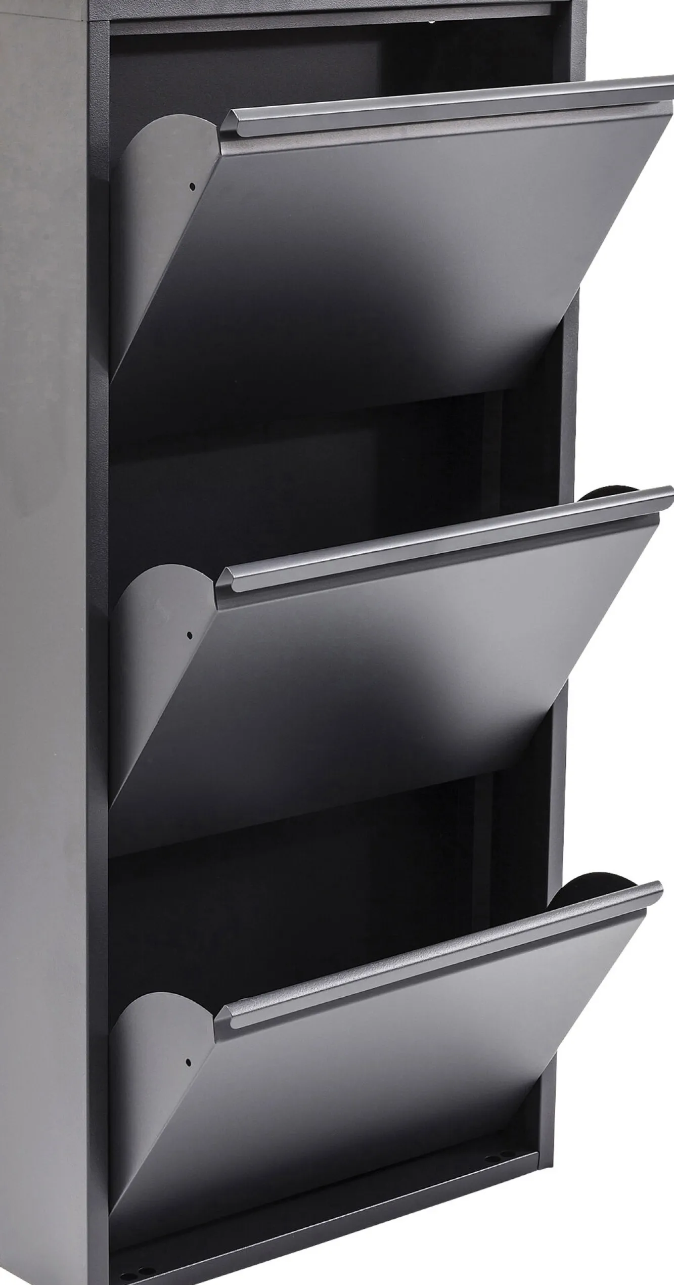 Clearance KARE Design Szafka na buty Caruso 50x103 cm antracytowa - KARE