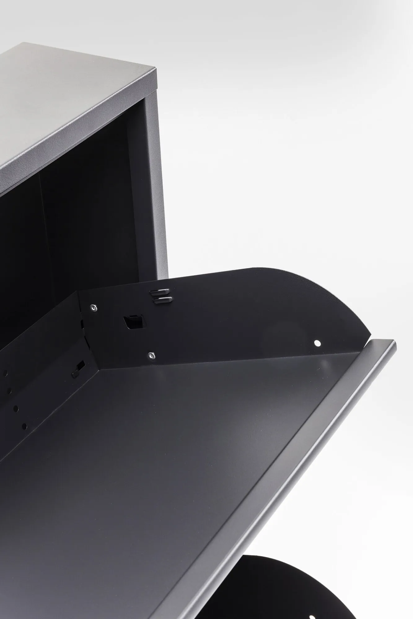 Clearance KARE Design Szafka na buty Caruso 50x103 cm antracytowa - KARE