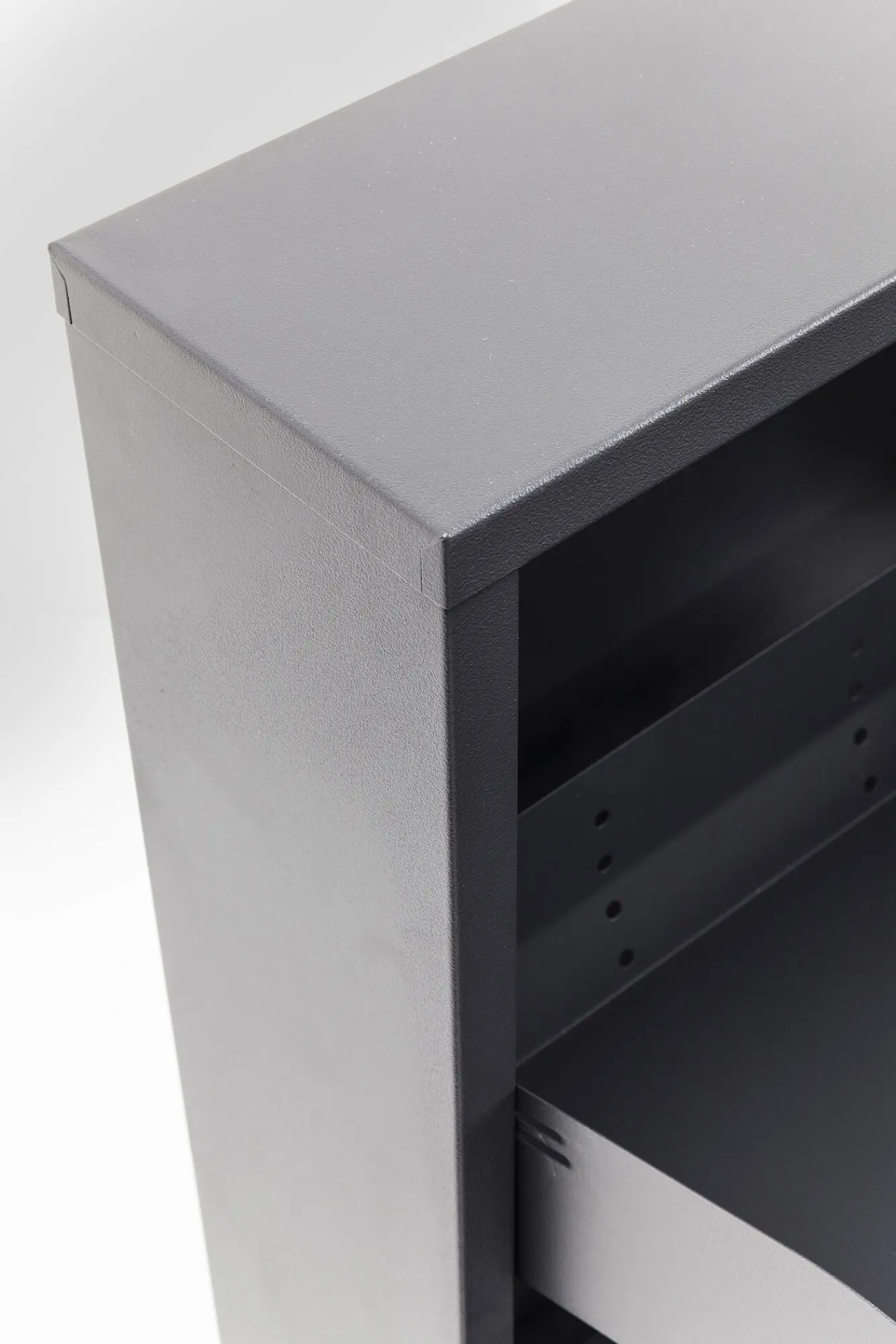 Clearance KARE Design Szafka na buty Caruso 50x103 cm antracytowa - KARE