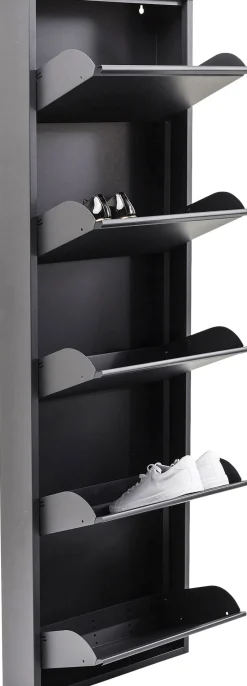 Outlet KARE Design Szafka na buty Caruso 50x170 cm antracytowa - KARE