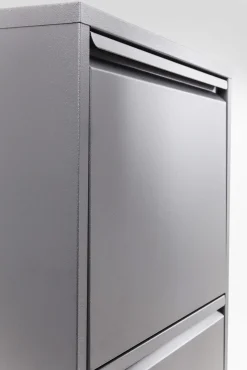 Outlet KARE Design Szafka na buty Caruso 50x170 cm antracytowa - KARE