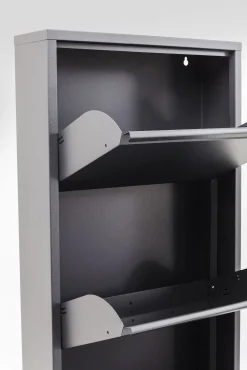 Outlet KARE Design Szafka na buty Caruso 50x170 cm antracytowa - KARE