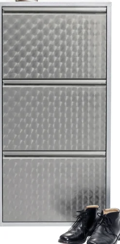 Sale KARE Design Szafka na buty Caruso 50x103 cm srebrna - KARE