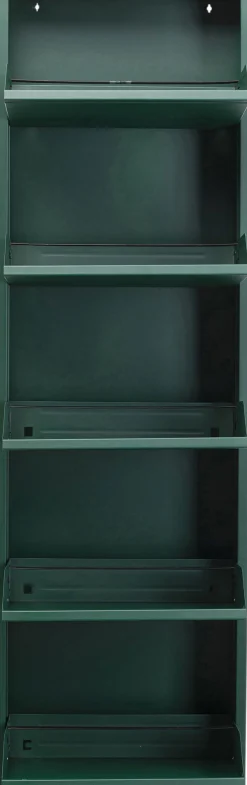 Online KARE Design Szafka na buty stalowa 5 półek kolor zielony 50x170 cm - KARE