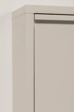 Hot KARE Design Szafka na buty stalowa kremowa 3 przegródki 50x104 cm - KARE