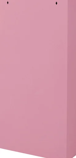 Discount KARE Design Szafka na buty stalowa różowa 3 przegródki 50x104 cm - KARE