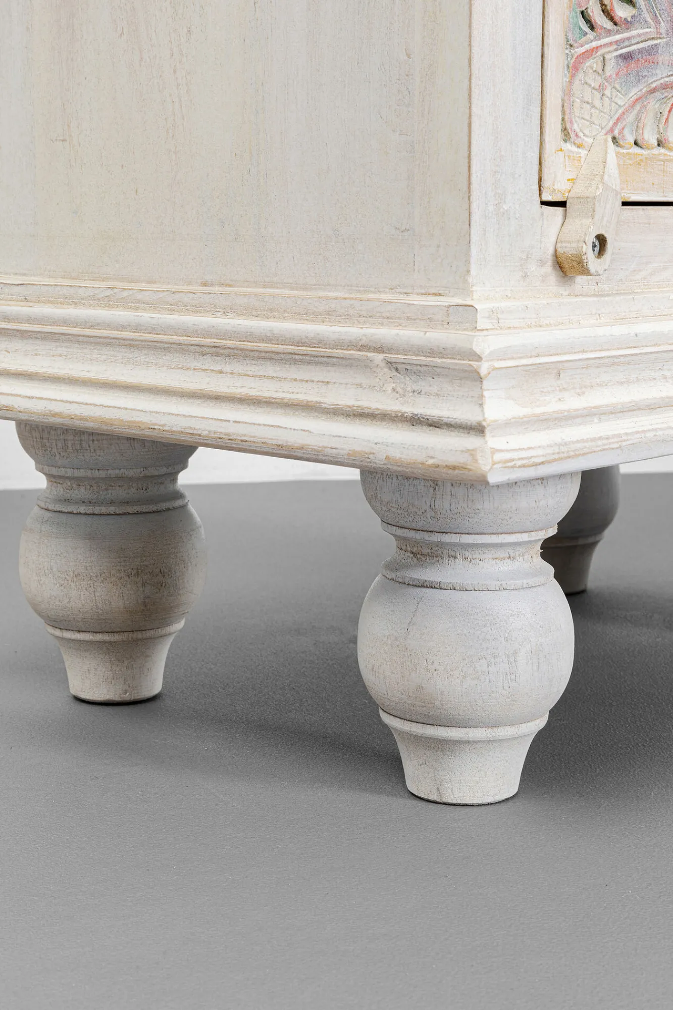 Hot KARE Design Szafka nocna 1-drzwiowa z drewna mango front kolorowy 50x70 cm - KARE