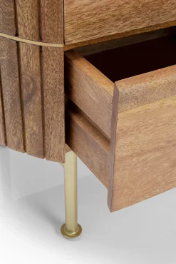 New KARE Design Szafka nocna Grace 50x55 cm drewno mango - blat marmur - KARE