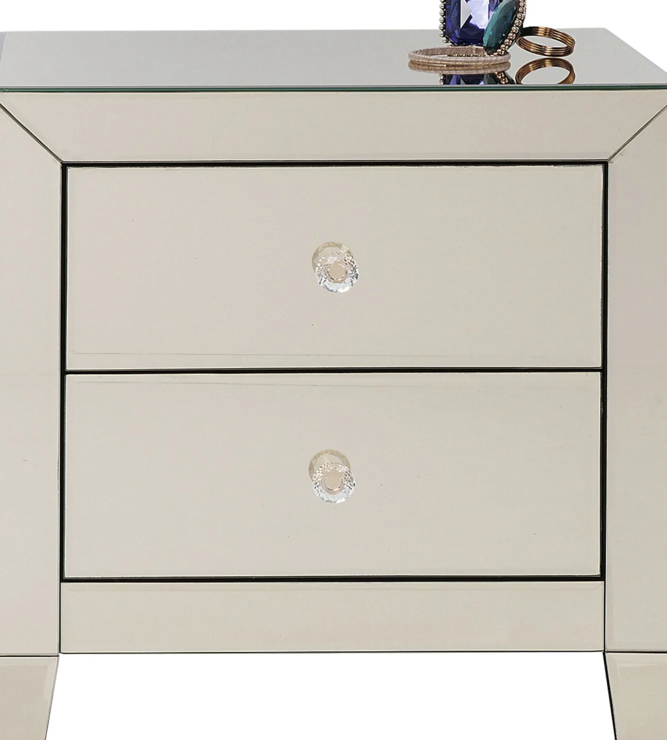 Fashion KARE Design Szafka nocna Luxury Gold 2 49x50 cm szampańska - KARE