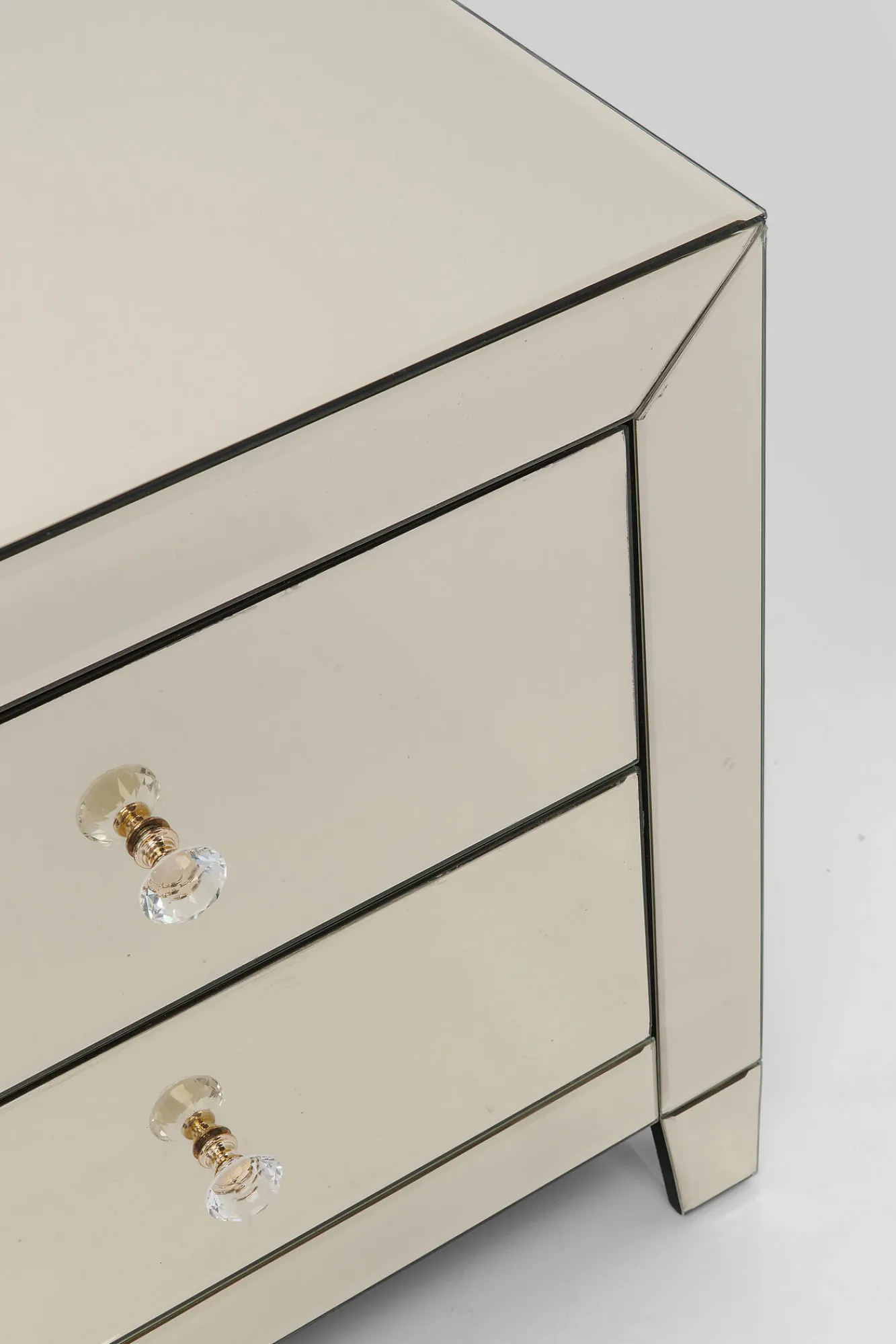 Fashion KARE Design Szafka nocna Luxury Gold 2 49x50 cm szampańska - KARE