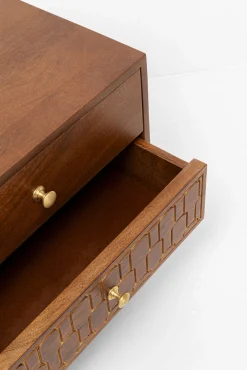 Outlet KARE Design Szafka nocna Muskat 45x53 cm drewniana - KARE