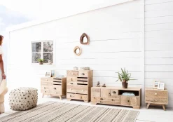 Outlet KARE Design Szafka nocna Puro 50x35 cm drewniana - KARE