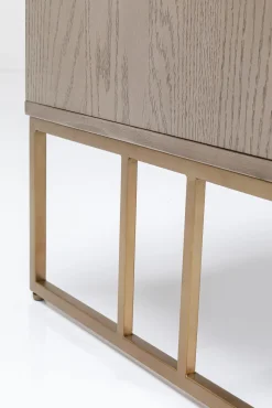 Clearance KARE Design Szafka RTV Cesaro 160x50 cm naturalna - blat ceramika - KARE