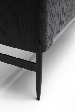 Sale KARE Design Szafka RTV Milano 200x55 cm ciemnobrązowa - KARE