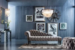 Clearance KARE Design Szezlong Desire 200x85 cm szary - KARE