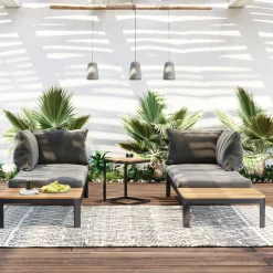 Fashion KARE Design Szezlong ogrodowy Happy Day 166 cm lewy - KARE