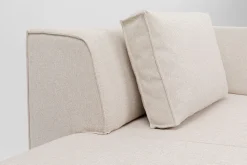 Best KARE Design Szezlong tapicerowany kremowy moduł lewy 182x118 cm - KARE