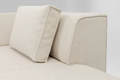 Discount KARE Design Szezlong tapicerowany moduł kremowy prawy 182x118 cm - KARE