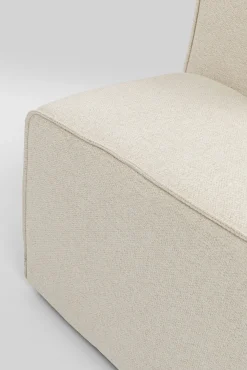 Discount KARE Design Szezlong tapicerowany moduł kremowy prawy 182x118 cm - KARE