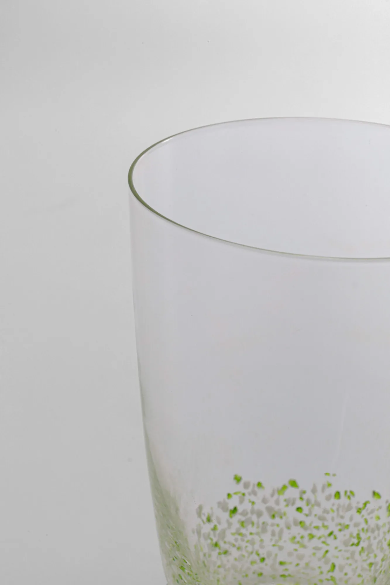 Outlet KARE Design Szklanka Confetti zielona 15cm - KARE
