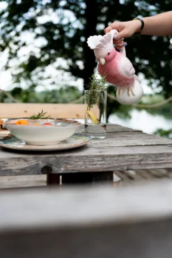 Online KARE Design Szklanka Electra 520 ml transparentna - spód srebrny - KARE