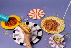 Sale KARE Design Szklanka transparentna wzór kolorowe kulki 300 ml - KARE