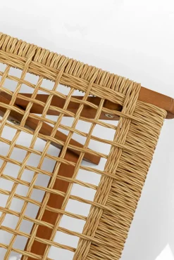 Fashion KARE Design Taboret - podnóżek ogrodowy składany Rio De Janeiro 45x44 cm drewno akacjowe - KARE