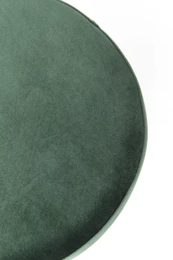 Clearance KARE Design Taboret Cherry Ø35x42 cm ciemnozielony - KARE