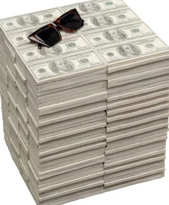 Hot KARE Design Taboret Dollar 28x38 cm biały - KARE