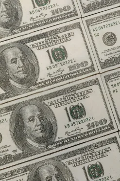 Hot KARE Design Taboret Dollar 28x38 cm biały - KARE