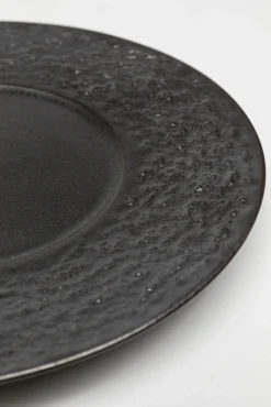 Clearance KARE Design Talerz deserowy czarny kamionkowy Ø21 cm - KARE