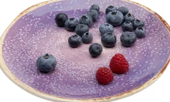 Sale KARE Design Talerz deserowy fioletowy Ø21 cm ceramika - KARE