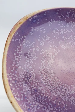 Sale KARE Design Talerz deserowy fioletowy Ø21 cm ceramika - KARE