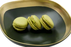 Clearance KARE Design Talerz do serwowania Vibrations 27 cm grafitowo-złoty - KARE