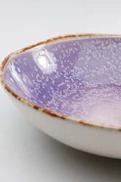 Clearance KARE Design Talerz głęboki fioletowy Ø21 cm ceramika - KARE