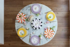 Online KARE Design Talerz głęboki Harlequin żółty Ø23cm - KARE