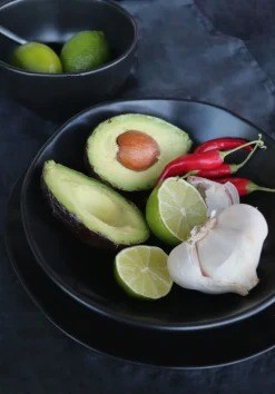 Hot KARE Design Talerz głęboki Organic 20 cm czarny - KARE