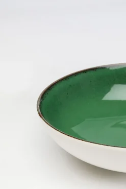New KARE Design Talerz głęboki zielony porcelana Ø20 cm - KARE
