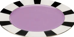 New KARE Design Talerz Harlequin fioletowy Ø31cm - KARE