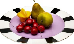 New KARE Design Talerz Harlequin fioletowy Ø31cm - KARE