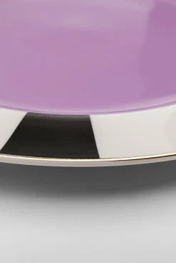 New KARE Design Talerz Harlequin fioletowy Ø31cm - KARE