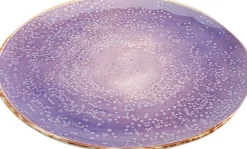 Online KARE Design Talerz obiadowy fioletowy Ø26 cm ceramika - KARE