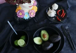 Fashion KARE Design Talerz Organic 26 cm czarny - KARE